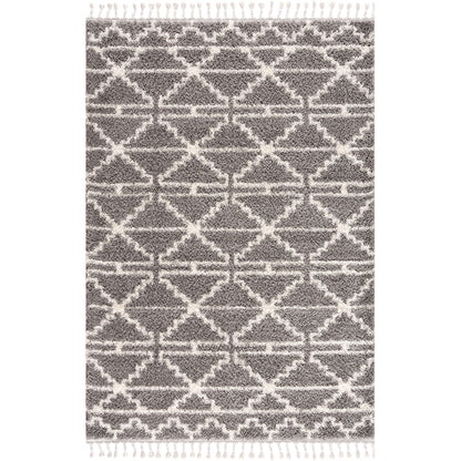 Tapis Pulpy 530 gris shaggy