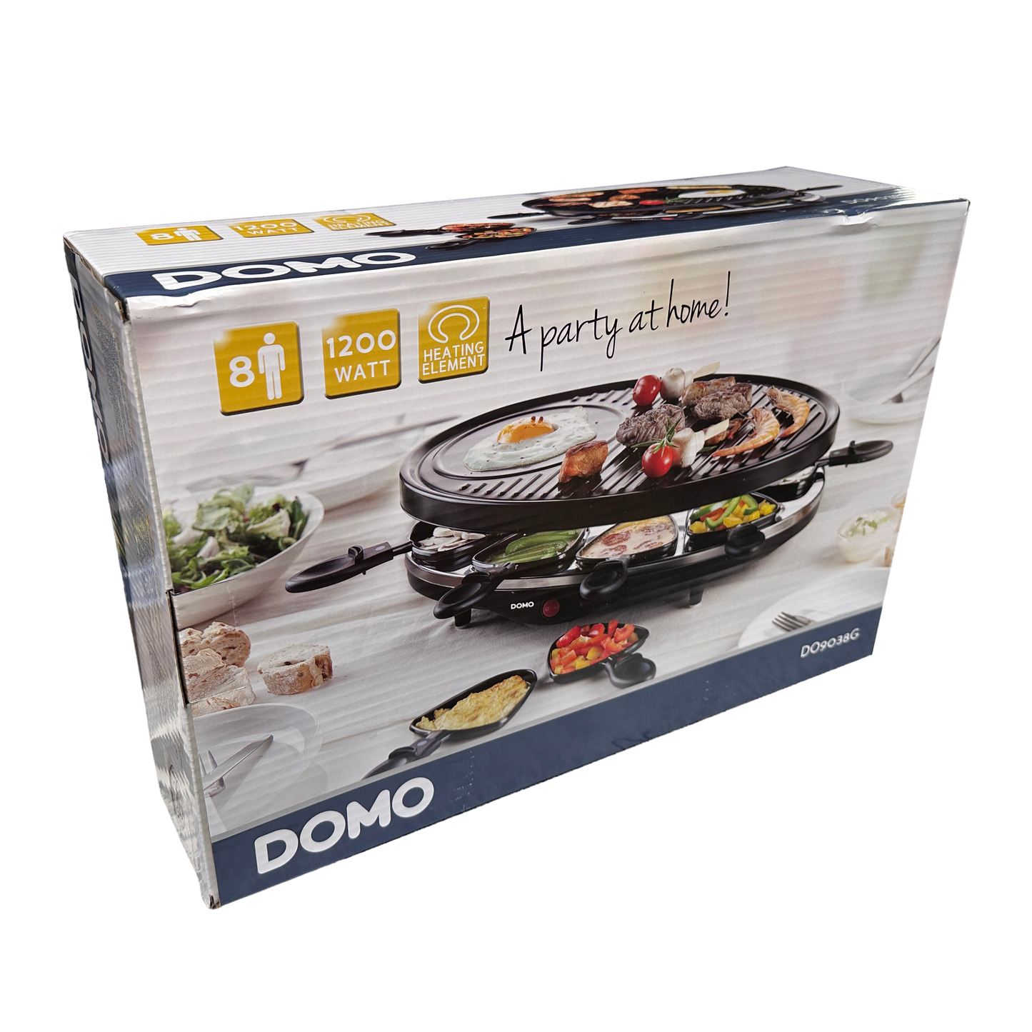Domo DO9038G Coffret Gourmet - Gril à raclette