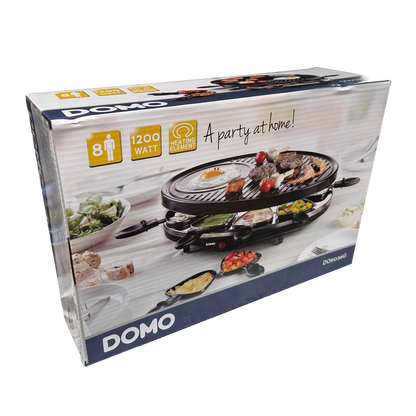 Domo DO9038G Coffret Gourmet - Gril à raclette